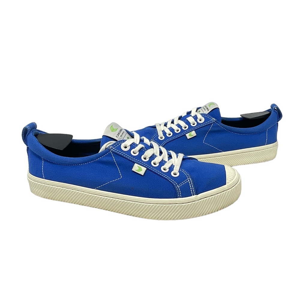 Cariuma OCA Low blue canvas sneakers womens size 11.5